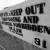 No Trespassing!