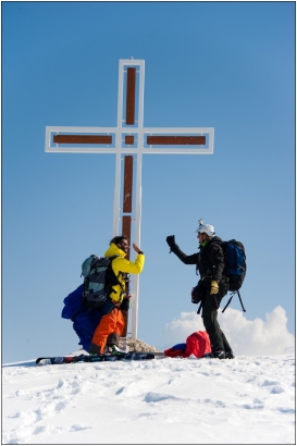 Arrivée au sommet de la Dent